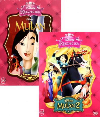 Mulan 1-2 Pakiet (Disney) (Księżniczka) [2DVD]
