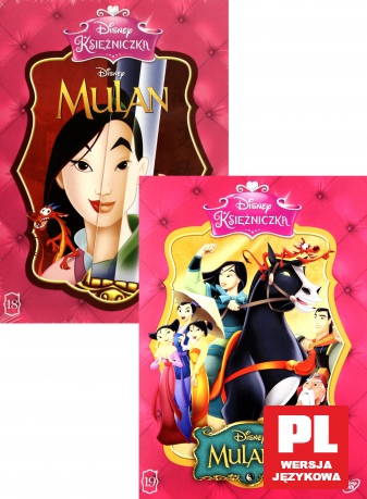 Mulan 1-2 Pakiet (Disney) (Księżniczka) [2DVD]