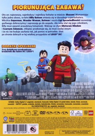 Lego DC Shazam: Czary Mary i Potwory [DVD]