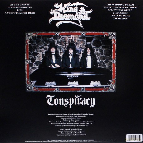 King Diamond: Conspiracy (White Red Marbled) [Winyl]