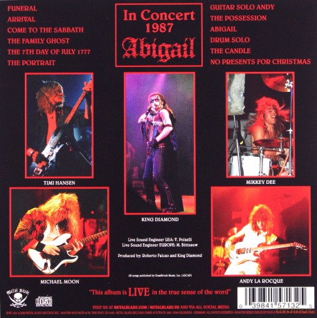King Diamond: In Concert 1987 [CD]