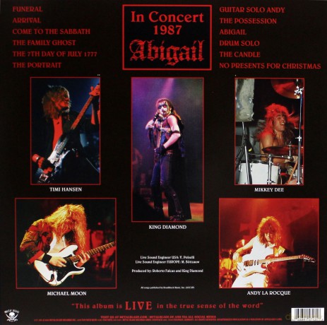 King Diamond: In Concert 1987 [Winyl]