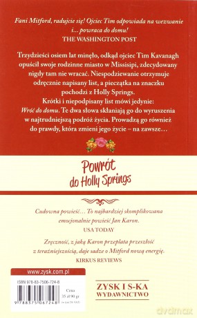 Powrót do Holly Springs - Jan Karon [KSIĄŻKA]