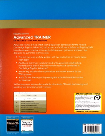 Advanced Trainer Six Practice Tests with Answers - Felicity O'Dell, Michael Black [KSIĄŻKA]
