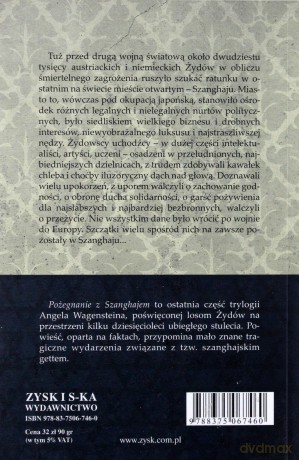 Pożegnanie z Szanghajem - Angel Wagenstain [KSIĄŻKA]