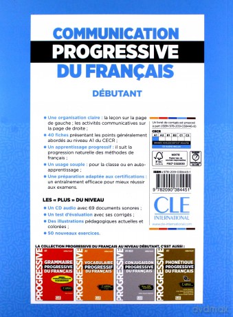 Communication progressive du français Niveau débutant Livre - Claire Miquel [KSIĄŻKA]