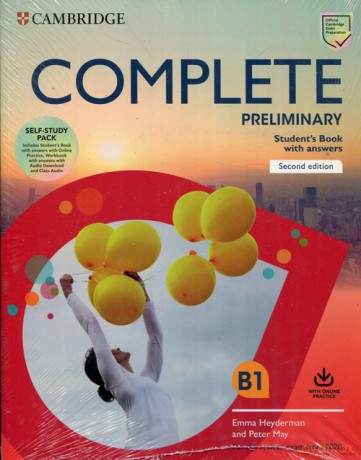 Complete Preliminary Self Study Pack (SB w Answers w Online Practice and WB w Answers w Audio Download and Class Audio) - Peter May, Emma Heyderman [KSIĄŻKA]