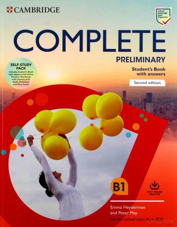 Complete Preliminary Self Study Pack (SB w Answers w Online Practice and WB w Answers w Audio Download and Class Audio) - Peter May, Emma Heyderman [KSIĄŻKA]