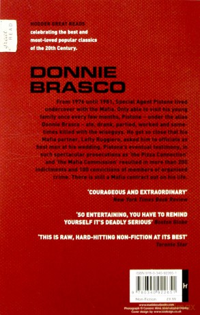 Donnie Brasco - D. Pistone Joseph, Donnie Brasco [KSIĄŻKA]