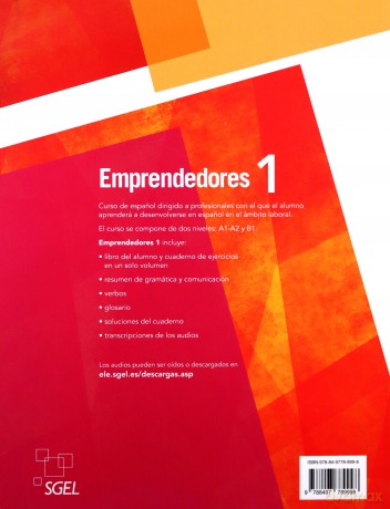 Emprendedores 1 Curso de Espanol para profesionales - Geni Alonso, Marta González [KSIĄŻKA]