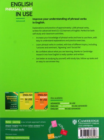 English Phrasal Verbs in Use Advanced [KSIĄŻKA]