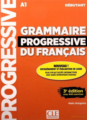 Grammaire progressive du français Livre + Livre-web 100% interactif - Maia Gregoire [KSIĄŻKA]