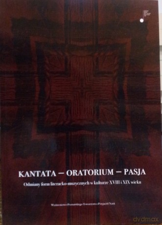 Kantata-oratorium-pasja [KSIĄŻKA]