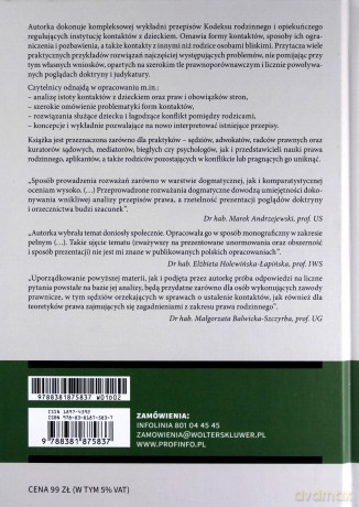 Kontakty z dzieckiem Prawa i obowiązki - Joanna Zajączkowska-Burtowy [KSIĄŻKA]