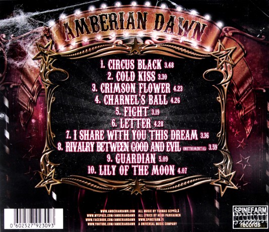 Amberian Dawn: Circus Black [CD]