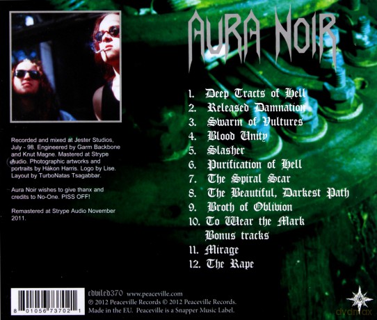 Aura Noir: Deep Tracts Of Hell [CD]