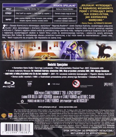 2001: Odyseja kosmiczna edycja specjalna [Blu-Ray]