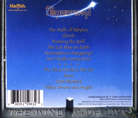 Pendragon: The Window Of Life [CD]