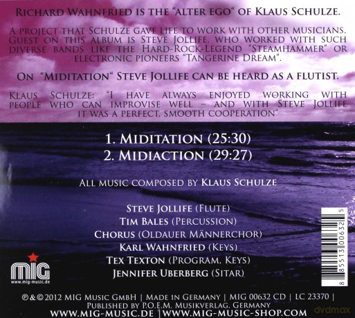 Klaus Schulze: Richard Wahnfried's Miditation [CD]