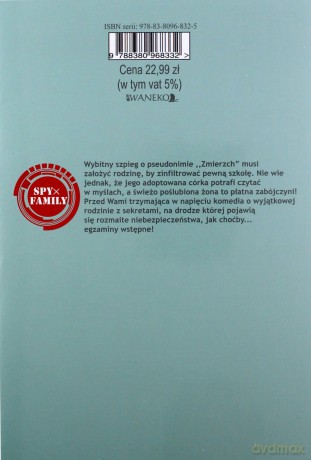 Spy x Family (Tom 1) - Tatsuya Endou [KOMIKS]