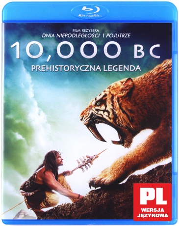 10 000 BC-Prehistoryczna legenda (10.000, 10,000) [Blu-Ray]