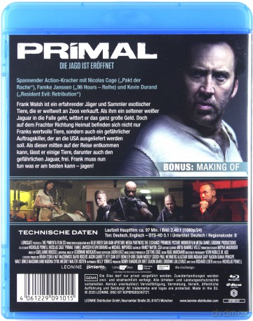 Primal (Instynkt pierwotny) [Blu-Ray]