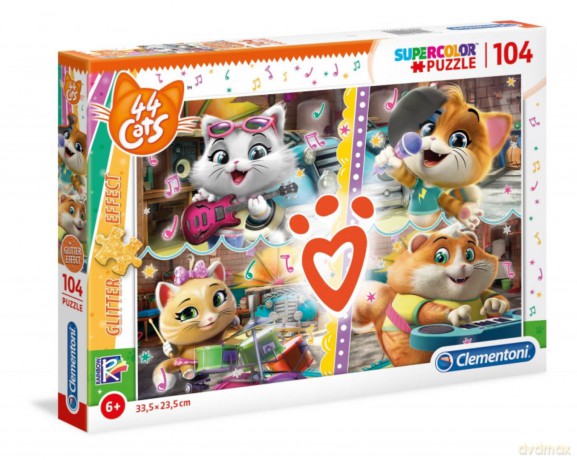 CLEMENTONI 104 el. 44 Cats [PUZZLE]