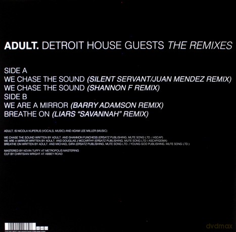 Adult: Detroit House Guests The Remixes [Winyl]