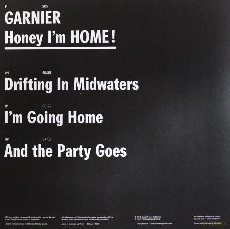 Laurent Garnier: Honey I'm Home [Winyl]