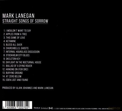Mark Lanegan: Straight Songs Of Sorrow (digipack) [CD]