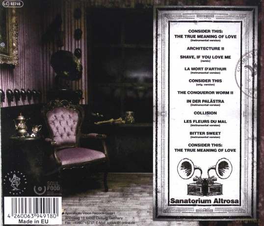 Sopor Aeternus: Sanatorium Altrosa [CD]