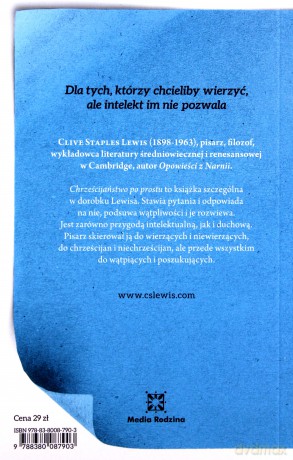 Chrześcijaństwo po prostu - Clive Staples Lewis [KSIĄŻKA]