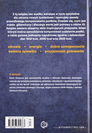 Jadłospisy. Niski indeks glikemiczny. Cukrzyca, insulinoodporność, otyłość - Daria Pociecha [KSIĄŻKA]