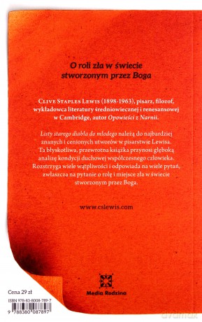 Listy starego diabła do młodego - Clive Staples Lewis [KSIĄŻKA]