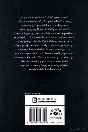 W górach szaleństwa - Howard Phillips Lovecraft [KSIĄŻKA]