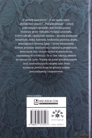 W górach szaleństwa - Howard Phillips Lovecraft [KSIĄŻKA]