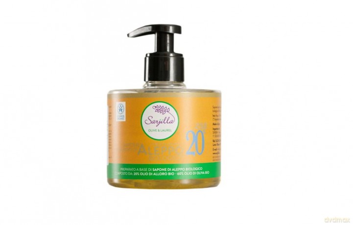 BIO Aleppo - mydło w płynie 20% oleju laurowego 300 ml