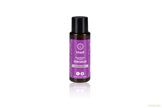 Delikatny szampon z hibiskusem Khadi 30 ml
