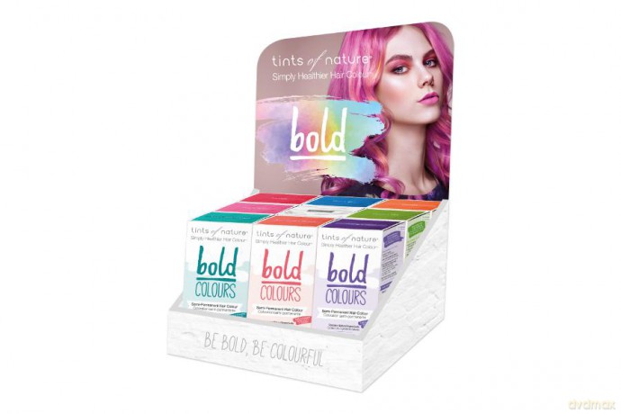 Ekspozytor do farb Tints of Nature BOLD Colours