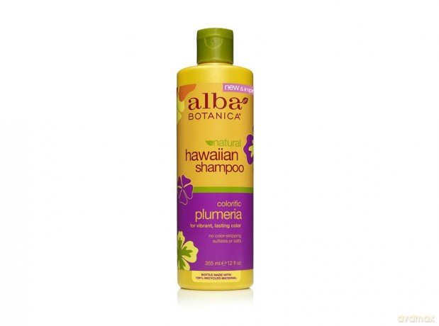 Hawajski szampon do włosów farbowanych Alba Botanica - Kolorowa Plumeria