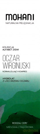 Hydrolat oczarowy Mohani 100 ml