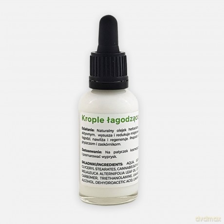 Krople łagodzące trądzik 30 ml