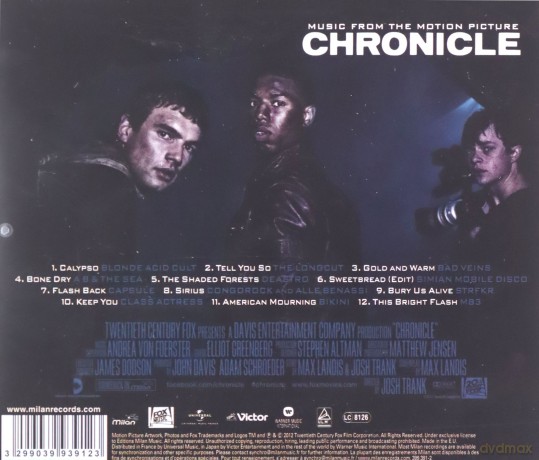 Chronicle soundtrack (Kronika) [CD]