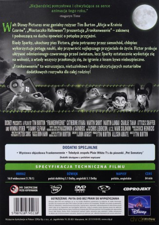 Frankenweenie (Disney) [DVD]