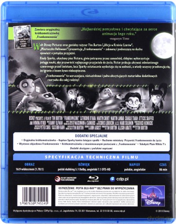 Frankenweenie (Disney) [Blu-Ray]