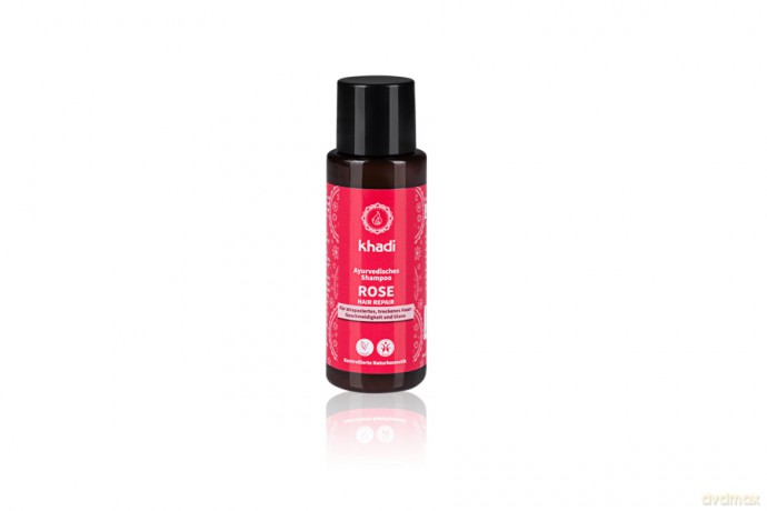 Odżywczy szampon z różą Khadi 30 ml