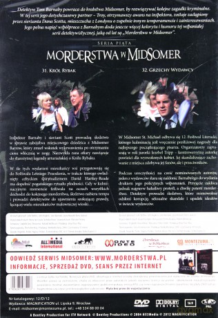 Morderstwa w Midsomer sezon 5 odc. 31-32: Król Rybak / Grzechy wydawcy [DVD]