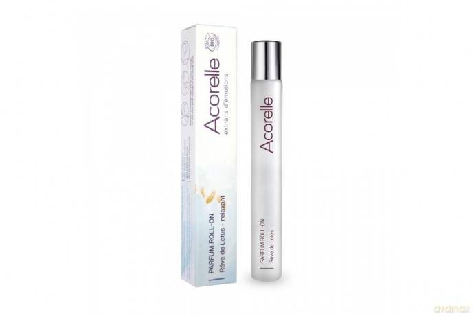 Organiczna woda perfumowana roll-on Acorelle - Kwiat Lotosu