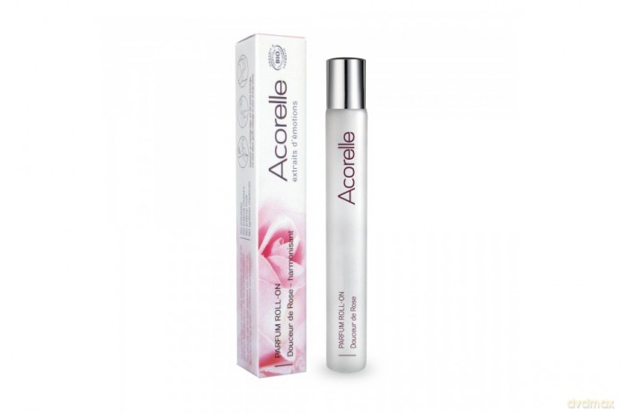 Organiczna woda perfumowana roll-on Acorelle - Róża