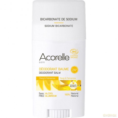 Organiczny dezodorant w sztyfcie Acorelle - ylang i palmarosa